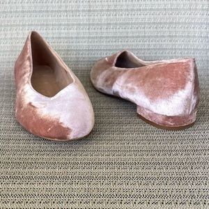 Madewell The Leia Mini Heel Ballet Flat in Velvet Size 9